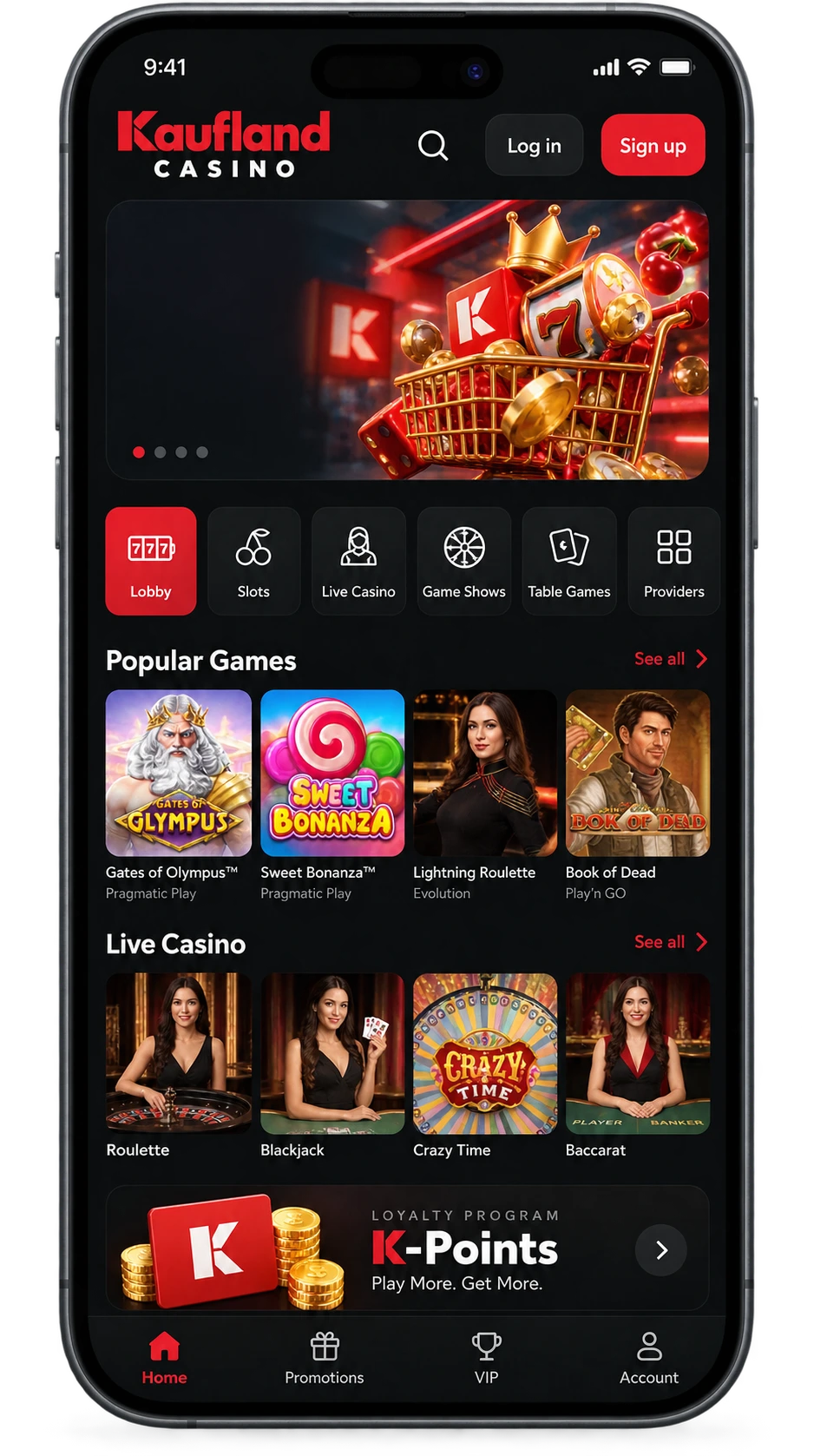 Die Kaufland Casino App